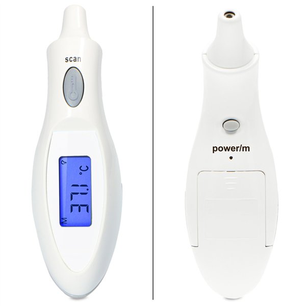 Alecto Infrared ear thermometer white