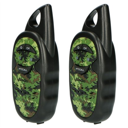 Alecto Walkie Talkie Set of 2 for Kids, range 3 km, camouflage