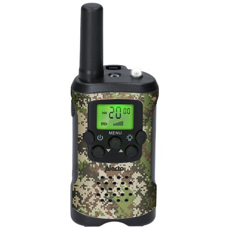 Alecto Walkie Talkie Set of 2 for Kids, range 7 km, camouflage
