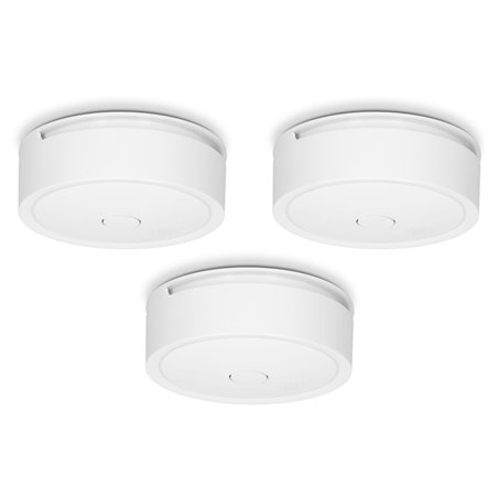 Alecto Wireless connectable smoke detector 10 year, 3 pack