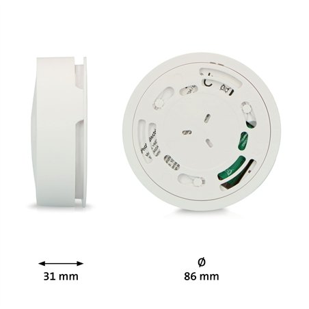 Alecto Wireless connectable smoke detector 10 year, 3 pack