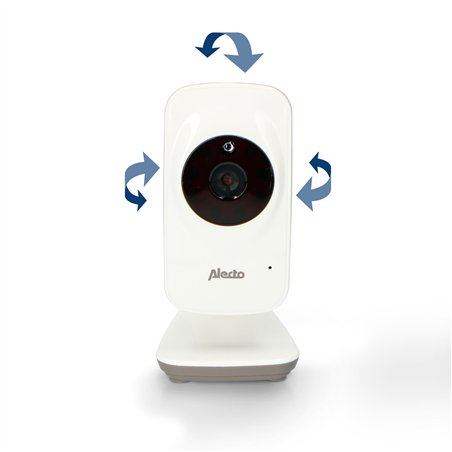Alecto Additional camera for DVM-71/71BK, white/taupe
