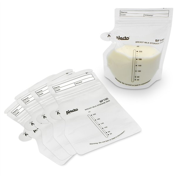 Alecto Breast milk storage bags 220 ml, 100 pcs.
