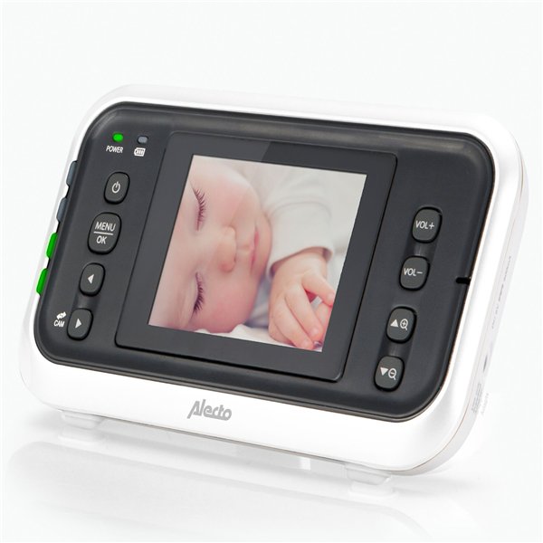Alecto Baby monitor w.camera and 2.4inch color display white/anth