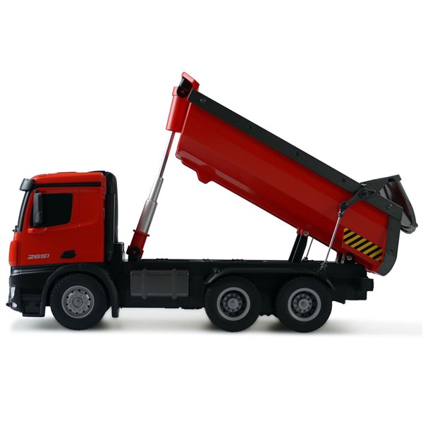 AMEWI Mercedes-Benz Arocs licen. camion ribalt. RTR rosso 2,4GHz