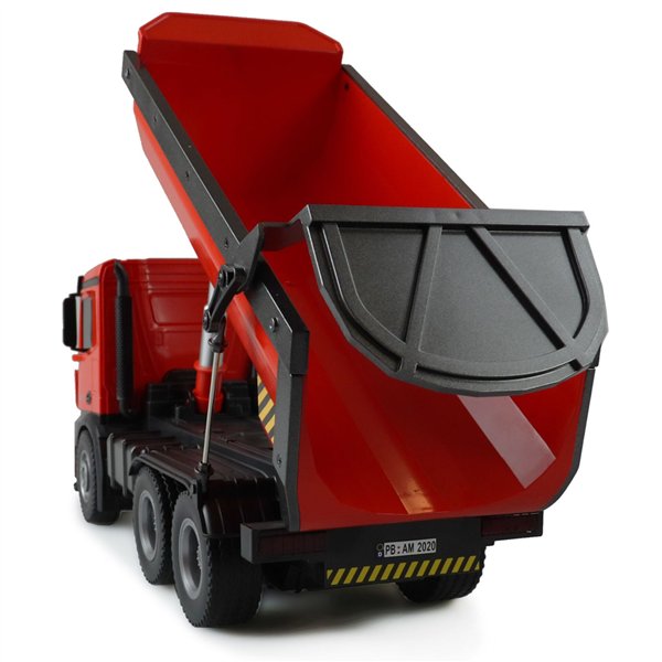 AMEWI Mercedes-Benz Arocs licen. camion ribalt. RTR rosso 2,4GHz