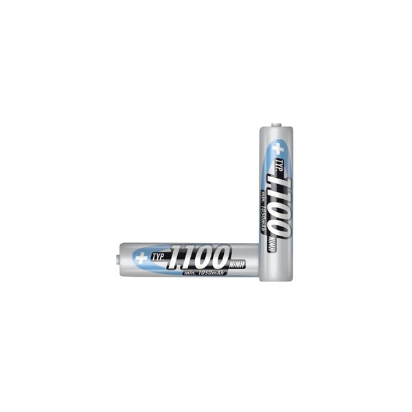 1x4 Ansmann NiMH batteria 1100 Micro AAA 1050 mAh