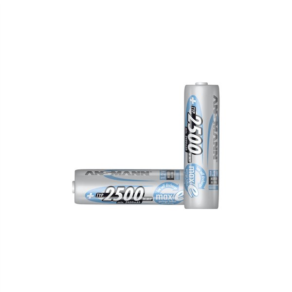 1x4 Ansmann maxE NiMH Akku 2500 Mignon AA 2400 mAh