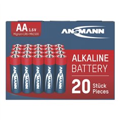 1x20 Ansmann Alkaline Mignon AA LR 6 red-line Box       5015548 2