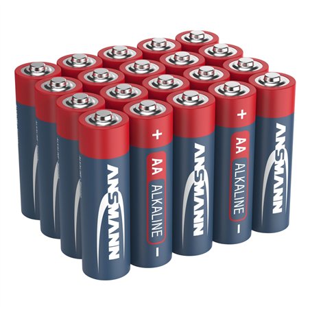 1x20 Ansmann Alkaline Mignon AA LR 6 red-line Box       5015548