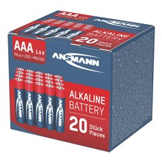 1x20 Ansmann Alkaline Micro AAA LR 03 red-line Box      5015538