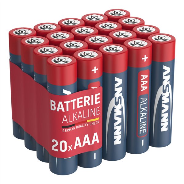 1x20 Ansmann Alkaline Micro AAA LR 03 red-line Box      5015538
