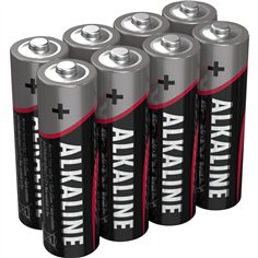 1x8 Ansmann Alkaline Mignon AA LR 6 red-line           5015280