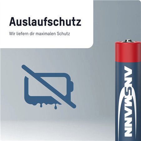1x8 Ansmann Alkaline Micro AAA LR 03 red-line           5015360