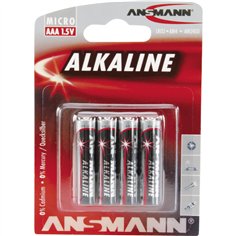 1x4 Ansmann Alkaline Micro AAA LR 03 red-line          5015553