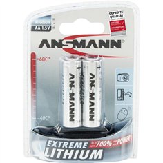 1x2 Ansmann Lithium Mignon AA LR 6 Extreme
