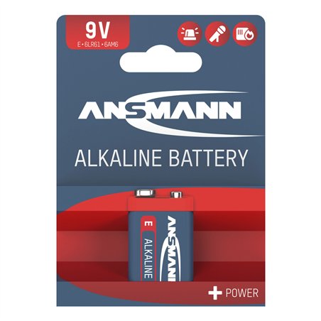 1 Ansmann Alkaline 9V-Block red-line               1515-0000