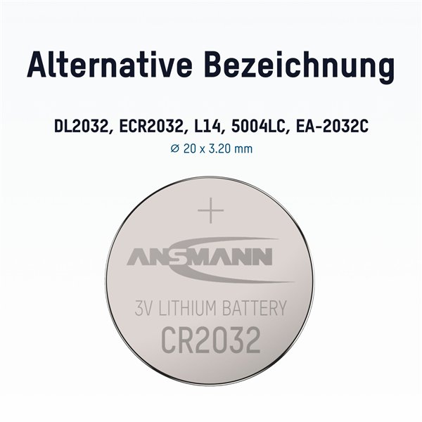 10x1 Ansmann CR 2032