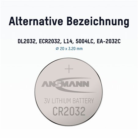 10x1 Ansmann CR 2032
