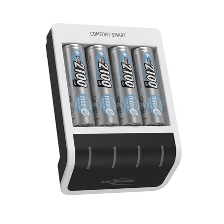 Ansmann Comfort Smart caricatore incl. 4 AA Mignon batt. 2100mAh