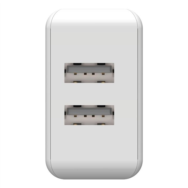 Ansmann Home caricabatt. HC212 2xUSB 2400mA bian.