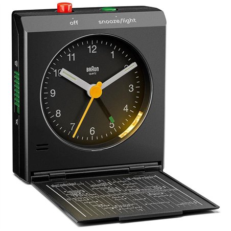 Braun BC 05 B sveglia pieghevole quarzo, nero