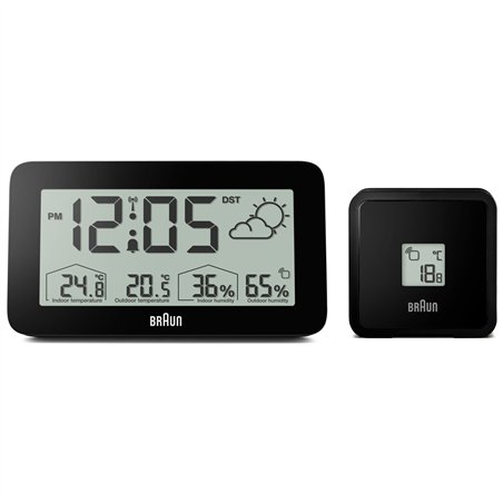 Braun BC 13 BP DCF stazione meteo radiocontr. nero