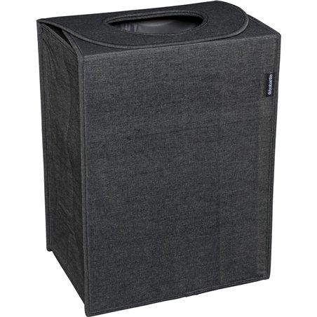 Brabantia portabiancheria 55 L pieghevole nero