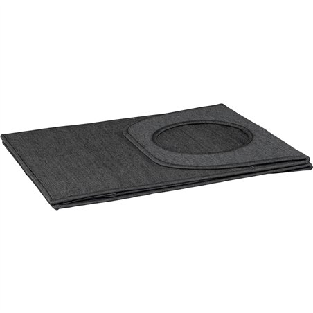 Brabantia portabiancheria 55 L pieghevole nero