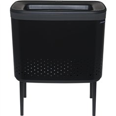 Brabantia Bo cesto portabiancheria 60 L nero