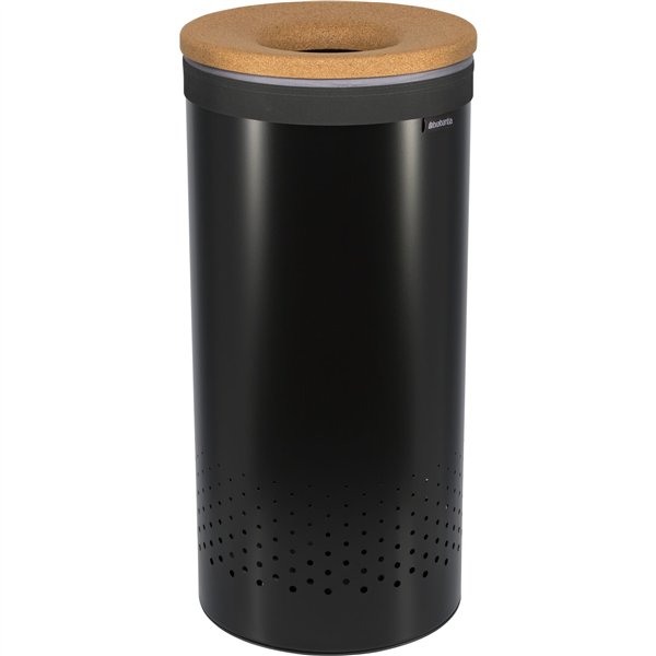 Brabantia cesto portabiancheria, 35 L sughero / nero