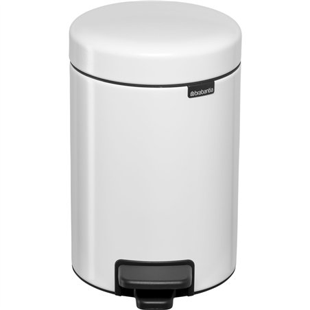 Brabantia pattumiera a pedale Newicon 3,0 L bianco