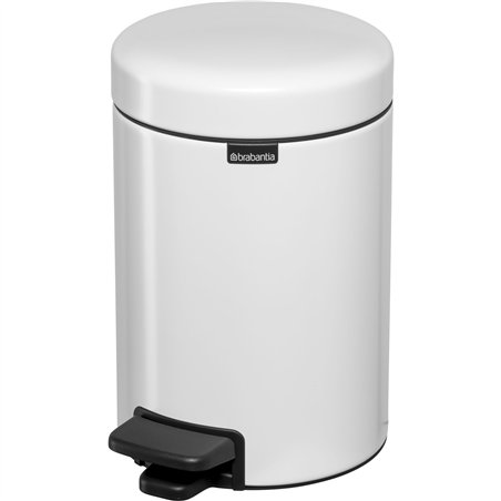 Brabantia pattumiera a pedale Newicon 3,0 L bianco