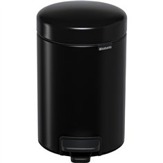 Brabantia pattumiera a pedale Newicon 3,0 L nero opaco