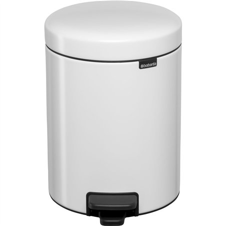 Brabantia pattumiera a pedale Newicon 5,0 L bianco