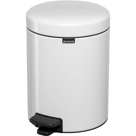 Brabantia pattumiera a pedale Newicon 5,0 L bianco