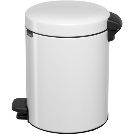 Brabantia pattumiera a pedale Newicon 5,0 L bianco