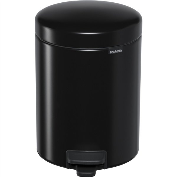 Brabantia pattumiera a pedale Newicon 5,0 L nero opaco