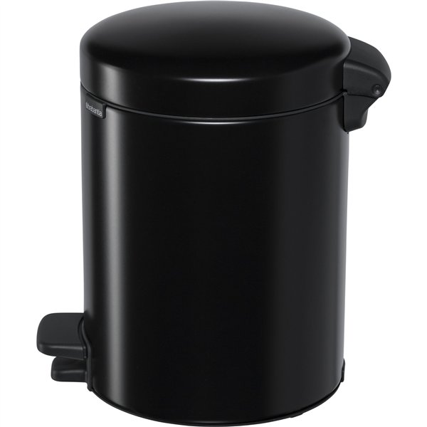 Brabantia pattumiera a pedale Newicon 5,0 L nero opaco