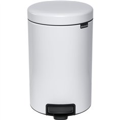 Brabantia pattumiera a pedale Newicon 12,0 L bianco