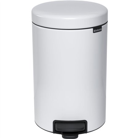 Brabantia pattumiera a pedale Newicon 12,0 L bianco