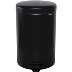 Brabantia pattumiera a pedale Newicon 20 L  nero opaco