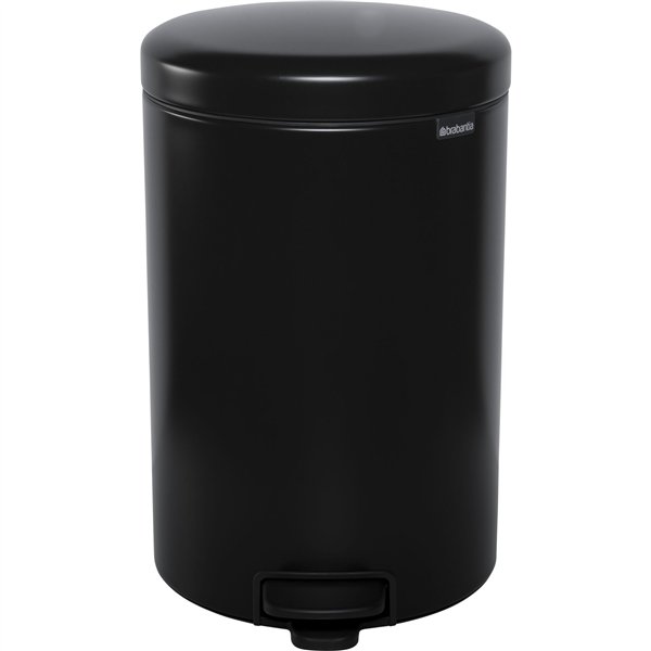 Brabantia pattumiera a pedale Newicon 20 L  nero opaco