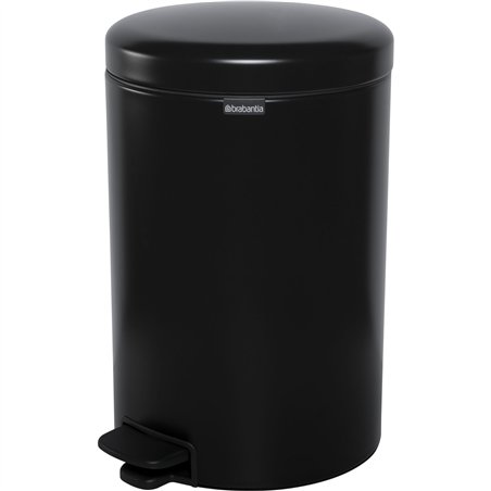 Brabantia pattumiera a pedale Newicon 20 L  nero opaco