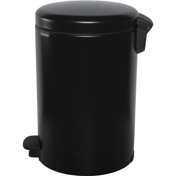 Brabantia pattumiera a pedale Newicon 20 L  nero opaco