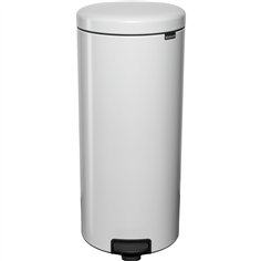 Brabantia pattumiera a pedale Newicon 30,0 L bianco