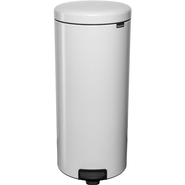 Brabantia pattumiera a pedale Newicon 30,0 L bianco