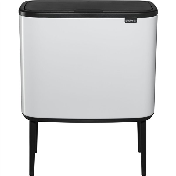 Brabantia pattumiera Bo Touch Bin bianco, 11 + 23 L