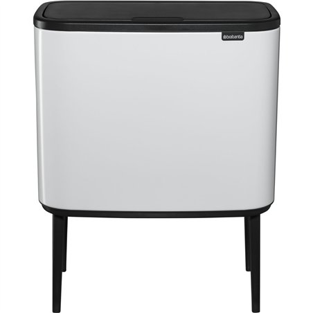 Brabantia pattumiera Bo Touch Bin bianco, 11 + 23 L