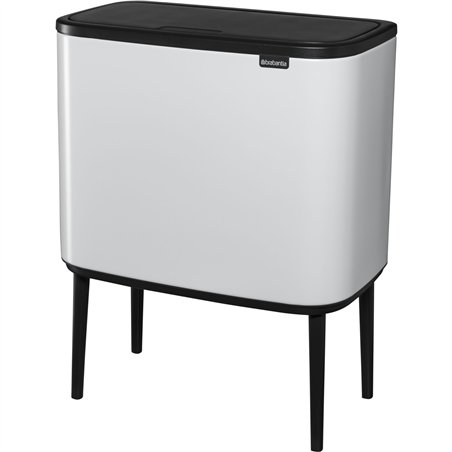 Brabantia pattumiera Bo Touch Bin bianco, 11 + 23 L